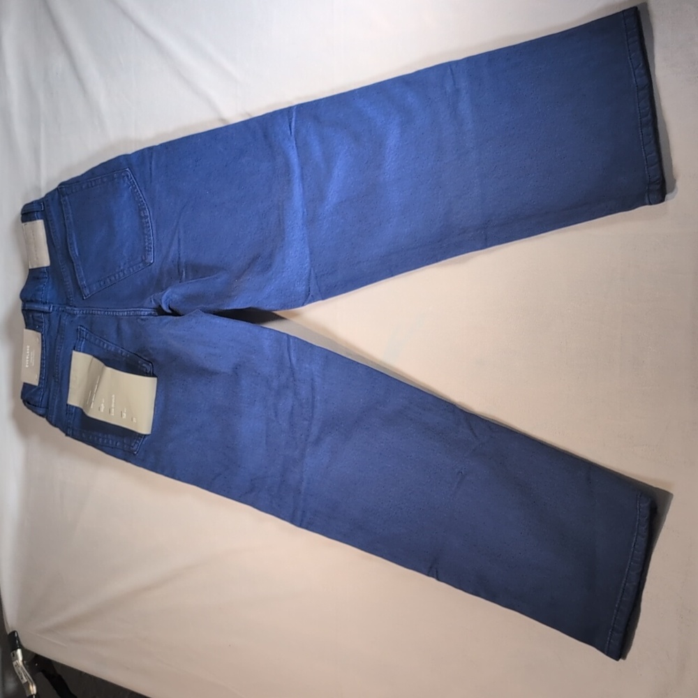 Everlane The Way-High Jean Straight Blue Dyed 27 Tall - Picture 10 of 12
